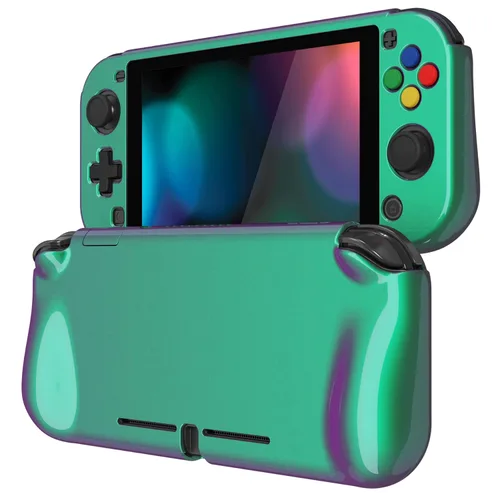 Vista 20 de PlayVital ZealProtect Protective Case for Nintendo Switch Lite, Ergomomic Grip Hard Cover - Durable Shock-absorbent Shock-Absorption Anti-Scratch