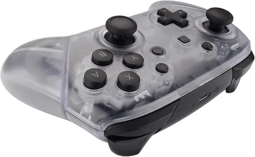 Vista 9 de eXtremeRate - Placa frontal trasera y asas para controlador NS Switch Pro carcasa de repuesto para NS Switch Pro controlador no incluido
