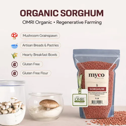 Vista 3 de Mycology Basics - Sorgo orgánico (2.0 libras)
