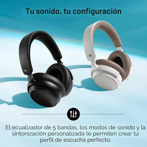 Vista 6 de Sennheiser ACCENTUM Plus - Auriculares inalámbricos Bluetooth con cancelación de ruido, función de carga rápida, hasta 50 horas de reproducción, ANC