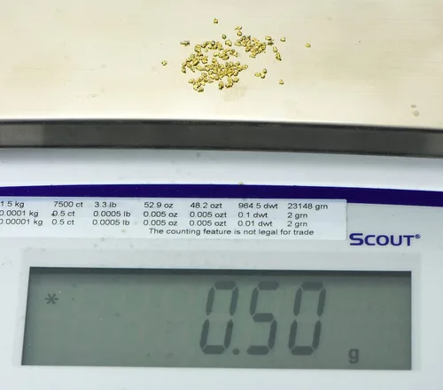 Vista 5 de Alaskan Yukon Gold Rush Nuggets #20 Malla 0.18 oz 1/0.07 oz