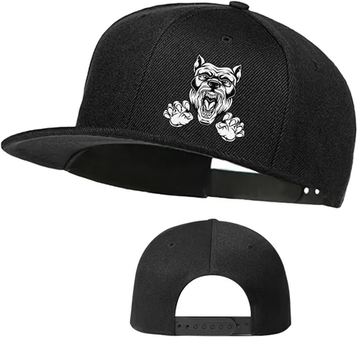 Vista 9 de Mens Snapback Hats Flat Bill Brim Hats for Men Baseball Cap Fitted Hats Skull Decor Skeleton Hand Rose Flower Floral
