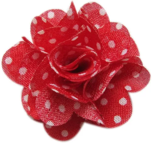 Vista 21 de YYCRAFT Paquete de 30 diademas de flores de gasa de 2 pulgadas, color rosa bebé