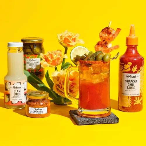 Vista 5 de Roland Foods Salsa de chile Sriracha original, alimento importado especial, 17 onzas, paquete de 1