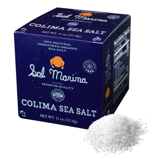 Vista 9 de SAL MARINA Sal marina de Colima sin refinar 5 libras Sal kosher 100% natural - Vegano sin gluten orgánico sal de mesa condimentos alimentos