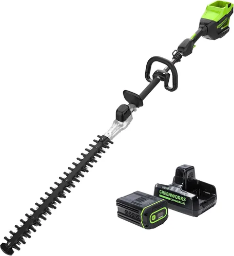 Vista 14 de Cortasetos de poste inalámbrico Greenworks Pro de 80 V y 20 pulgadas, solo herramienta
