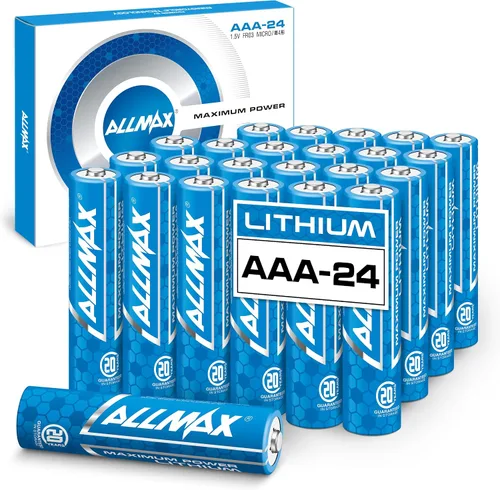 Vista 9 de Baterías de litio AA de Allmax Máxima Potencia (12 unidades) – De mayor duración, a prueba de derrames, vida útil de 20 años, rendimiento máximo