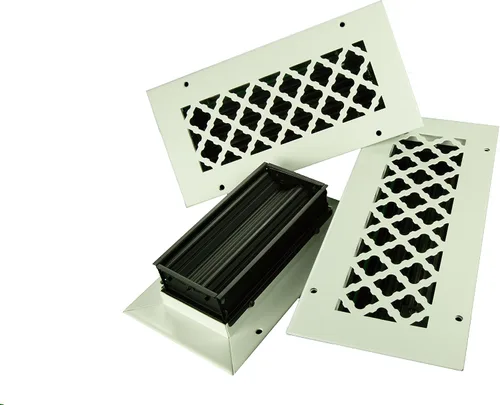 Vista 2 de Rejilla para huecos de ventilación de acero recubierto, estilo toscano, para paredes y techos