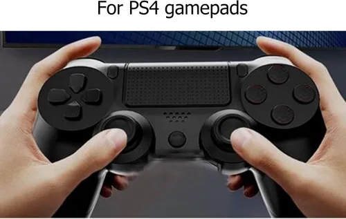 Vista 5 de Paletas de control multifunción ergonómicas de 10 teclas de mapeo trasero para controlador PS4