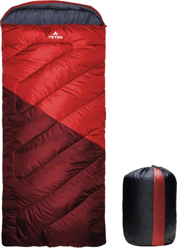 Vista 23 de Teton Celsius XXL Sleeping Bag, Cold Weather Sleeping Bags for Adults and Kids, Camping Made Easy and Warm. Compression Sack Included