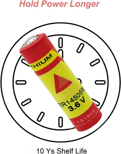 Vista 4 de Hoorae 30 Pack ER14505M 3.6V 2200mAh Lithium Battery Non-Rechargeable(AA)