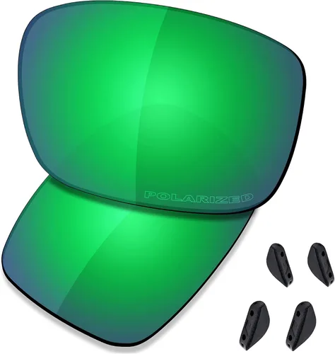 Vista 18 de SAUCER Lentes y almohadillas de nariz de repuesto prémium para Oakley Drop Point OO9367 Protección UV400, antiarañazos, ajuste preciso polarizado