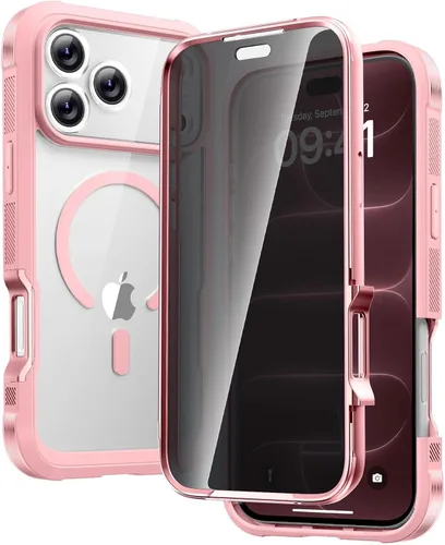 Vista 278 de Carcasa Diaclara diseñada para iPhone 12/12 Pro, carcasa completa resistente con protector de pantalla táctil y antiarañazos integrado, carcasa Azul