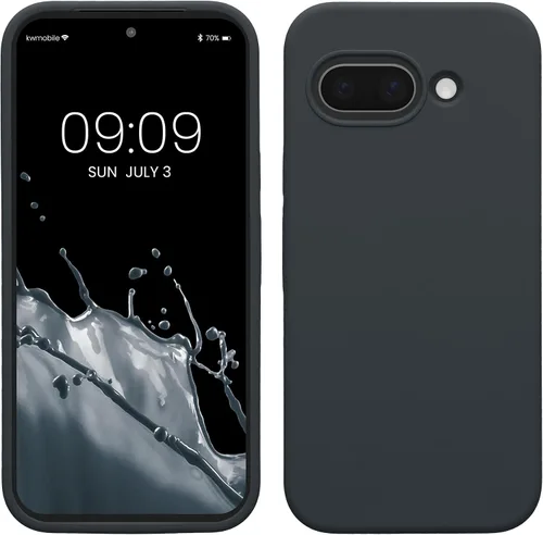 Vista 78 de kwmobile Funda Compatible con Google Pixel 6 Pro - Funda de Teléfono de Silicona TPU con Acabado Suave - Azul Caribe