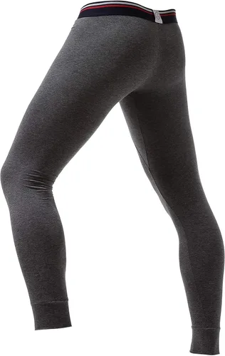 Vista 3 de Ouruikia Pantalones de ropa interior térmica para hombre, pantalones térmicos largos con bolsa separada