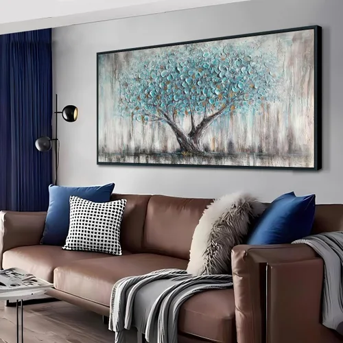 Vista 15 de Arjun Lienzo decorativo para pared, diseño de lago y montaña, cielo, naturaleza, paisaje, barco, ilustración, pintura escénica moderna, enmarcada