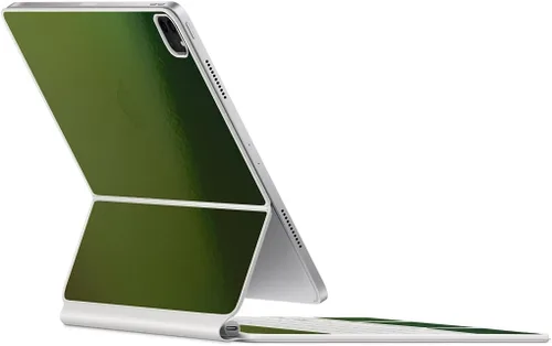 Vista 7 de SopiGuard Skin for 2021 Magic Keyboard Case 12.9 Precision - Adhesivo de vinilo de borde a borde superior, teclado y panel trasero (negro cepillado)