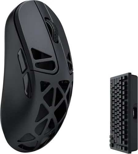 Vista 10 de Keychron M3 Mini Ratón Inalámbrico Óptico, Ratón para Juegos Bluetooth 5.1/2.4 GHz/Con Cable, Sensor Programmable PixArt 3395 con hasta 26,000 DPI