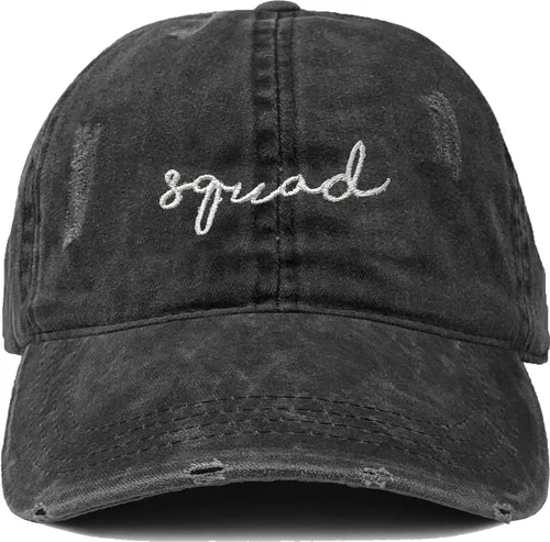 Vista 3 de Gorra de béisbol unisexual de algodón de perfil bajo para papá vintage desgastado Funky Junque
