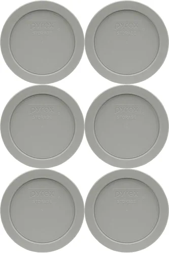 Vista 8 de Pyrex Tapa de repuesto para almacenamiento de alimentos gris azabache de 7200 unidades, 2 tazas, fabricada en Estados Unidos