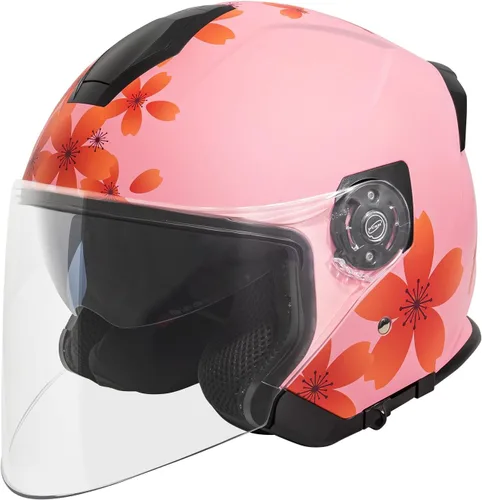 Vista 12 de VCAN V88 - Casco de motocicleta de cara abierta de 3/4, aprobado por ECE y DOT