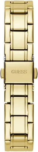 Vista 4 de GUESS Reloj para mujer de 1102in correa de tono dorado esfera blanca Tono dorado