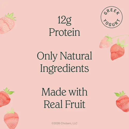 Vista 3 de Chobani Monterey - Yogur griego de fresa, 5.3 oz