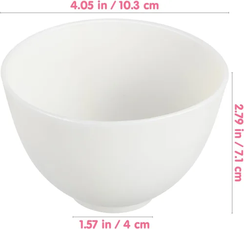 Vista 6 de FOMIYES Juego de 5 cuencos faciales de silicona para máscaras faciales de bricolaje, cuencos de mezcla medianos para máscaras de barro