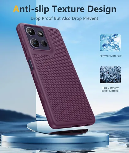 Vista 507 de FNTCASE Funda para iPhone 17 Pro: Fundas delgadas translúcidas de color azul claro compatibles con MagSafe, protección completa de la cámara