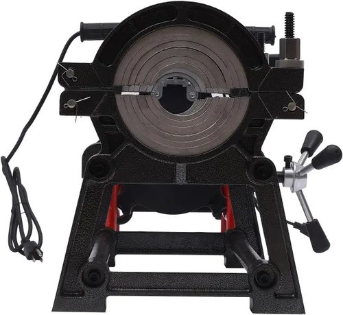 Vista 5 de DYRABREST Máquina de soldadura manual de fusión de tubos de doble anillo de 2.480-7.874 in para tubos de PE/PP/PVC de 2.48 "-7.87", soldador a tope