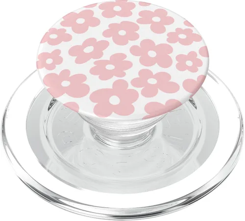 Vista 8 de PopSockets PopSockets intercambiables con diseño de flores rosadas