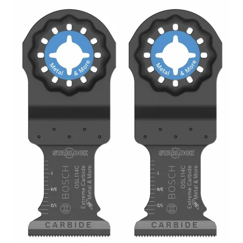 Vista 10 de Bosch OSL114MF Cuchilla de Corte por Inmersión para Multiherramienta Oscilante Bimetálica Starlock® de 1-1/4 pulgadas