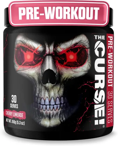 Vista 22 de JNX SPORTS The Curse! Polvo de preentrenamiento para hombres y mujeres, cafeína, beta-alanina, creatina, L-citrulina, 5 porciones, sabor a frambuesa