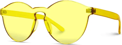 Vista 4 de Wearme Pro - Lentes para sol Super Retro Redondos, transparentes.