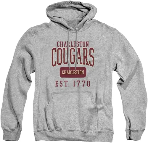 Vista 229 de LOGOVISION Colección de sudaderas con capucha unisex con diseño oficial de Collegiate Est. Date para hombres y mujeres