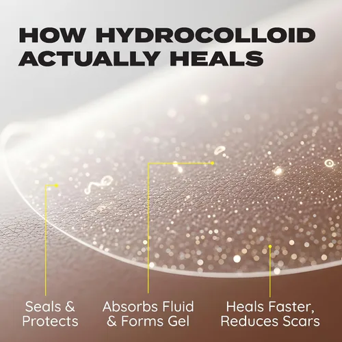 Vista 4 de SUPERBAND Premium - Vendajes hidrocoloide Premium a prueba de agua para el cuidado de heridas de MakeItSkin Finas, de curación rápida, reducen