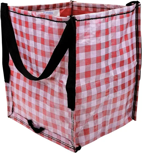Vista 10 de DURASACK Bolsa de Almacenamiento de Servicio Pesado con Cremallera Superior de 22 Galones, Bolsa de Mudanza de Polipropileno Tejido Resistente Combo