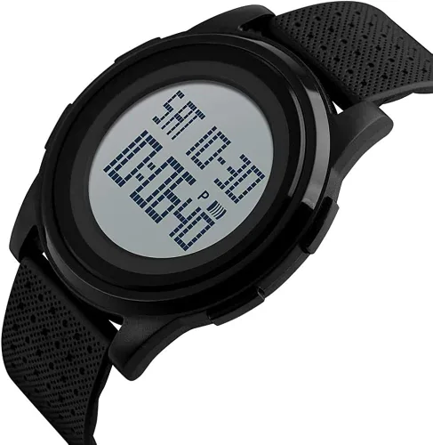 Vista 5 de Gosasa Nuevo reloj deportivo de banda suave LED reloj digital electrónico 5ATM impermeable al aire libre deportes relojes para mujeres hombres reloj