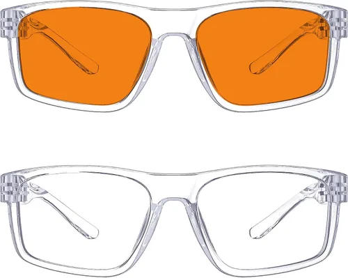 Vista 198 de Eyekepper Gafas de luz azul para hombre y mujer, paquete de 6 lentes Pilot Paquete de 6 color mezclado