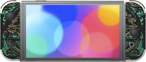 Vista 2 de PlayVital Juego completo de calcomanías protectoras para el modelo OLED de Nintendo Switch, calcomanías de vinilo personalizadas para consola Switch