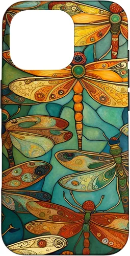 Vista 20 de iPhone 16 Dragonfly Party III Pretty Dragonflies In A Garden Flying Case