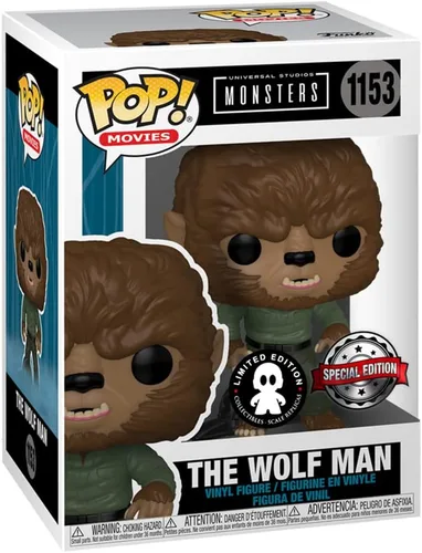 Vista 2 de Funko Pop Universal Monsters El Hombre Lobo 1941