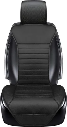 Vista 12 de Funda protectora de lujo para asiento de coche en cuero sintético - Funda para asiento delantero - Funda para base de asiento individual
