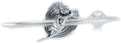 Vista 3 de Cute Angel of Love Sterling Silver Charm Bead Pendant Jewellery Amor Cupid Female Fairy Goddess fits pandora