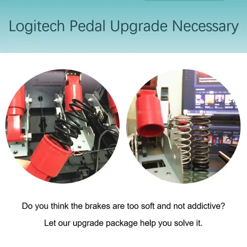 Vista 3 de MORICHS Upgrade Mod Brake Pedal Spring Kit for LOGITECH G27 G29 G920 Racing Wheel