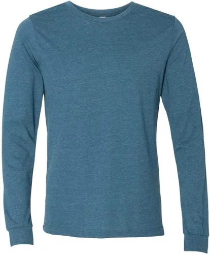 Vista 157 de Canvas Filmore 3501 - Camiseta de 4.2 onzas para hombre manga larga (1) Ceniza + (1) Jaspeado atlético