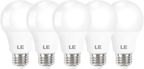 Vista 10 de Lepro Bombillas LED equivalentes a 60 vatios, 9 W, 800 lúmenes, no regulables, blanco cálido 2700 K, base media estándar A19 E26, 10000 horas