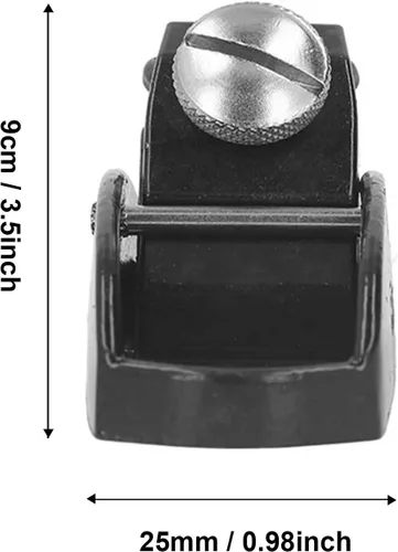 Vista 9 de Naroote Mini cepilladora de madera, profundidad de corte ajustable, acero al carbono, negro, carpintería, cepilladora manual, 0.5 pulgadas de ancho