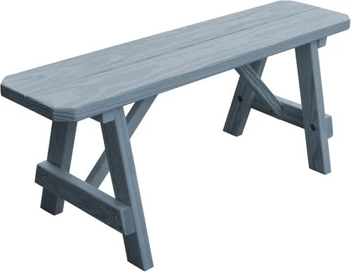 Vista 36 de Furniture Barn USA Pine - Banco tradicional de 2 pies, color negro