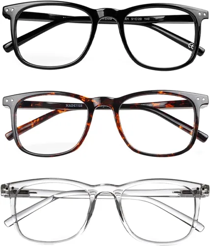 Vista 14 de AOSM Lentes de luz azul para hombres y mujeres, gafas de juego antirreflejos, protección UV400, bloqueo de luz azul para aliviar la fatiga ocular